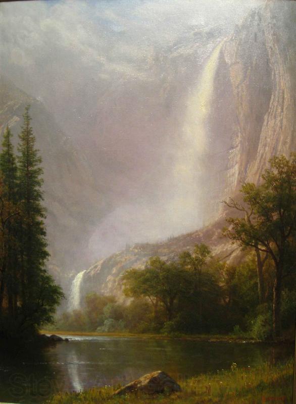 Albert Bierstadt Yosemite Falls France oil painting art
